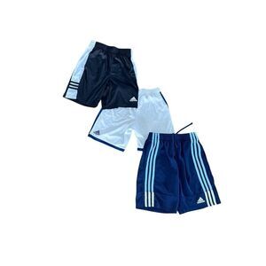Adidas boys bundle of three athletic short size medium 10/12